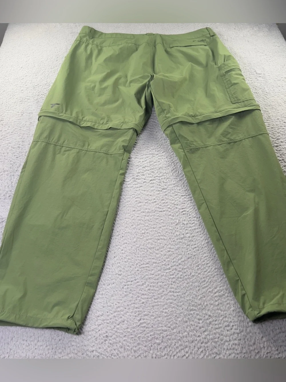 Columbia Titanium Convertible Pants Womens 20W Green Lightweight Outdoors Hiking - Picture 3 of 15